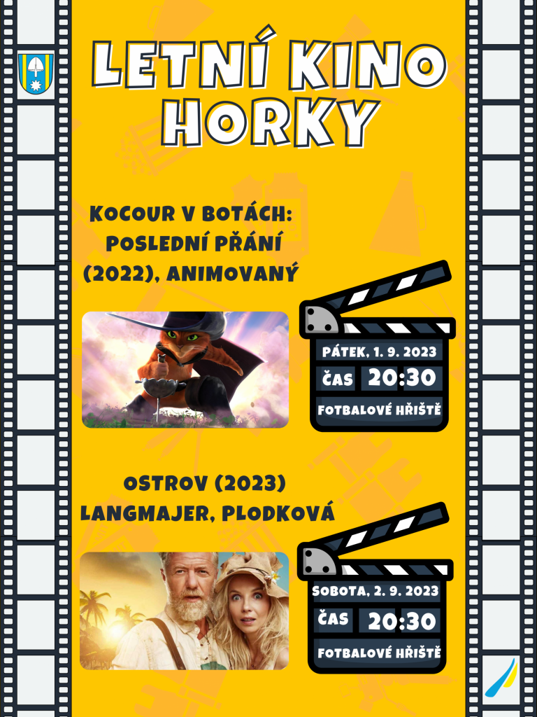 Letní kino Horky - plakát